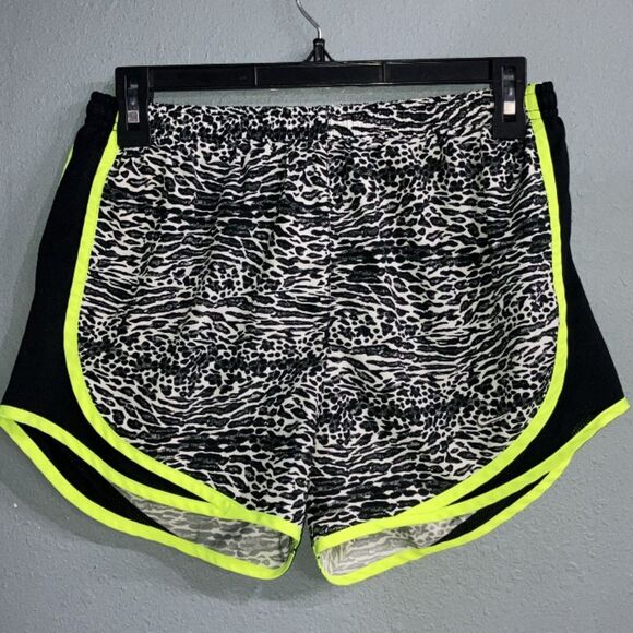 Nike running Women's Zebra Print Shorts with Neon Accents small #737 - Picture 1 of 3